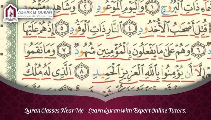 Quran Classes Near Me – Learn Quran with Expert Online Tutors.